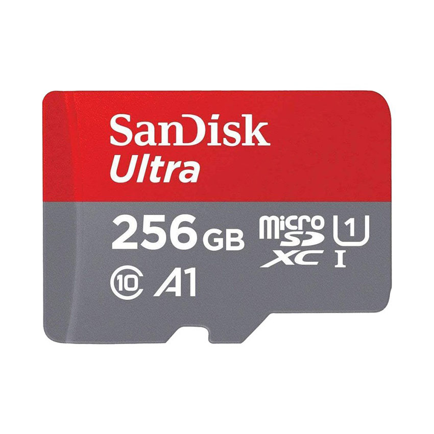 Thẻ nhớ SanDisk 256GB Ultra microSDXC, SQUA4, C10, A1, UHS-I,  120MB/s R (SDSQUA4-256G-GN6MN)