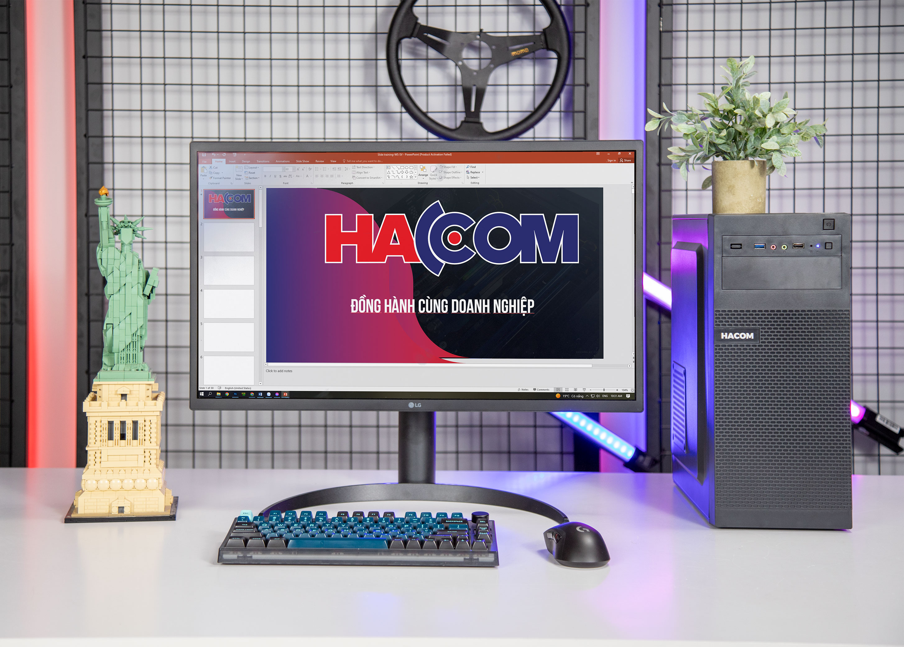 PC HACOM BUSINESS ATX H3 (G6405/H510/8GB RAM/240GB SSD) - Hình 6