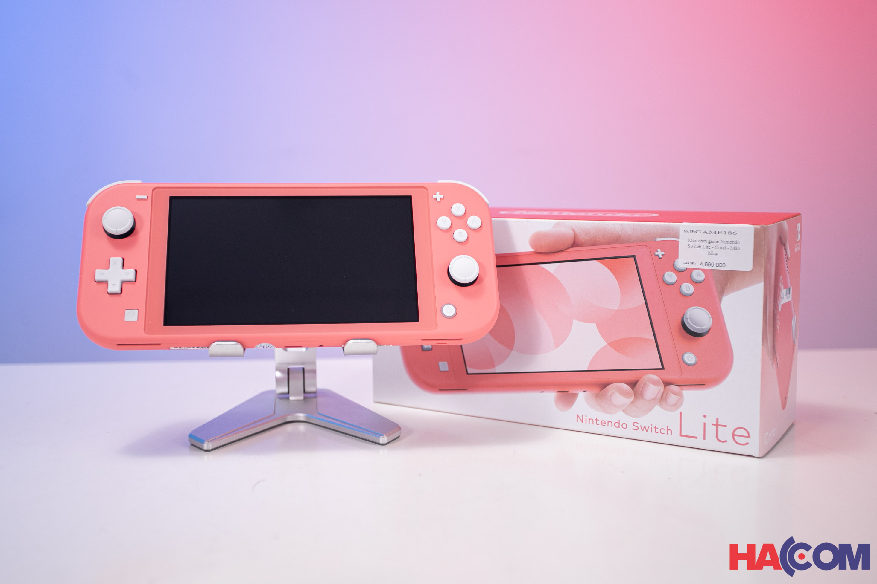 Máy chơi game Nintendo Switch Lite - Coral - Màu hồng