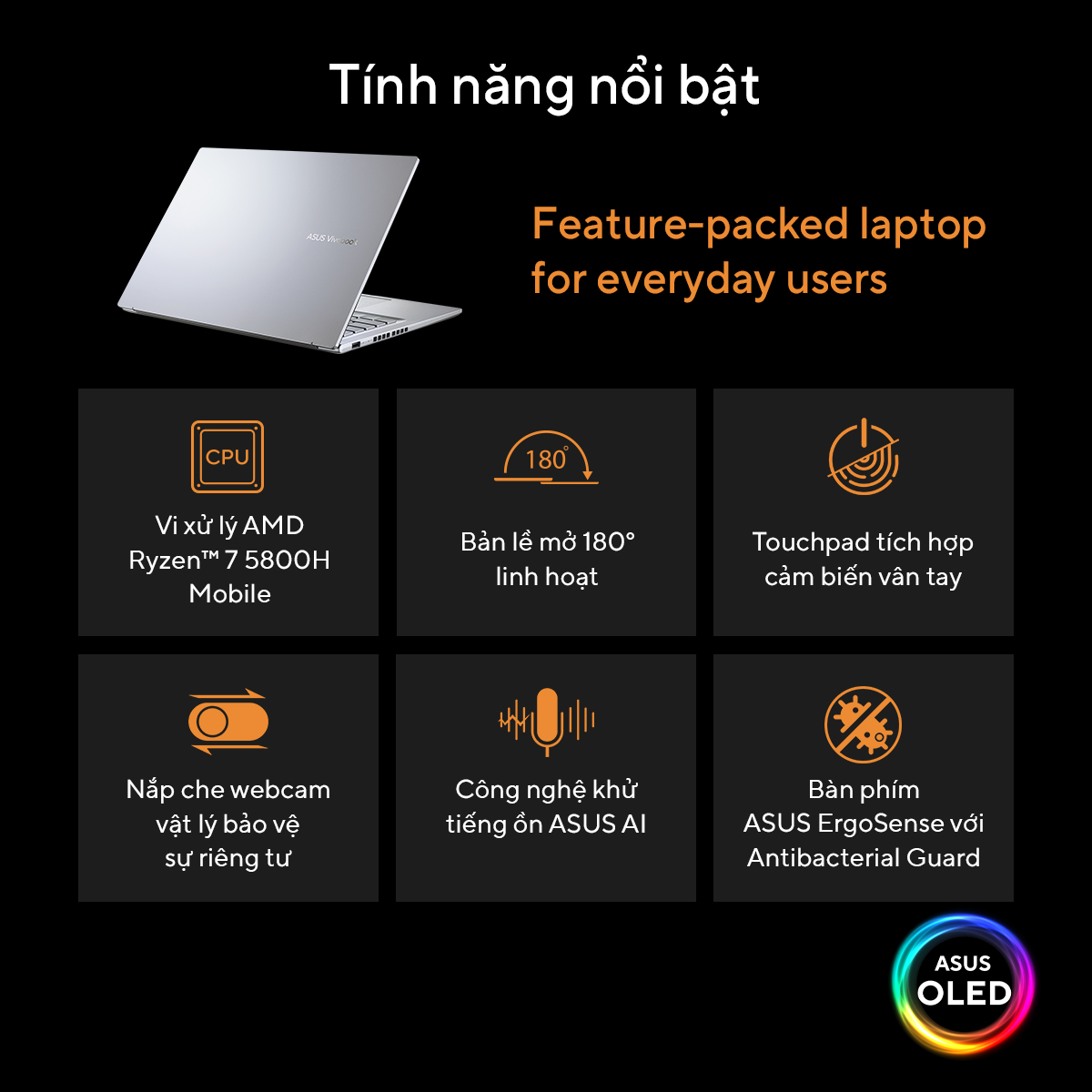 Laptop Asus VivoBook M1503QA