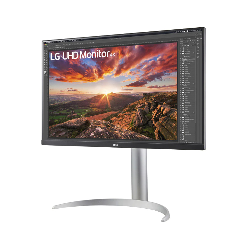 Màn hình LG 27UP850N-W: Một sản phẩm đang được ưa chuộng trên thị trường với màn hình LG 27UP850N-W. Với độ phân giải 4K và công nghệ hiển thị tiên tiến, hình ảnh trên màn hình sẽ giống như thật, đem lại cho người dùng những trải nghiệm tuyệt vời nhất.