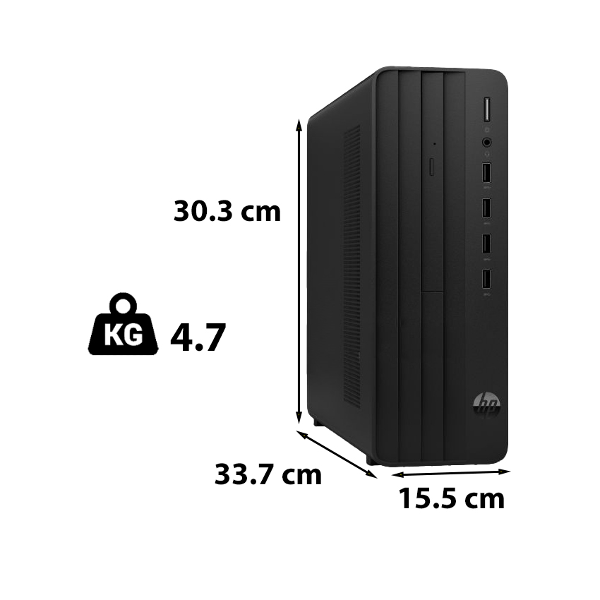 PC HP 280 Pro G9 SFF (i5-12500/4GB RAM/256GSSD/WL+BT/K+M/Win 11) (72K91PA)