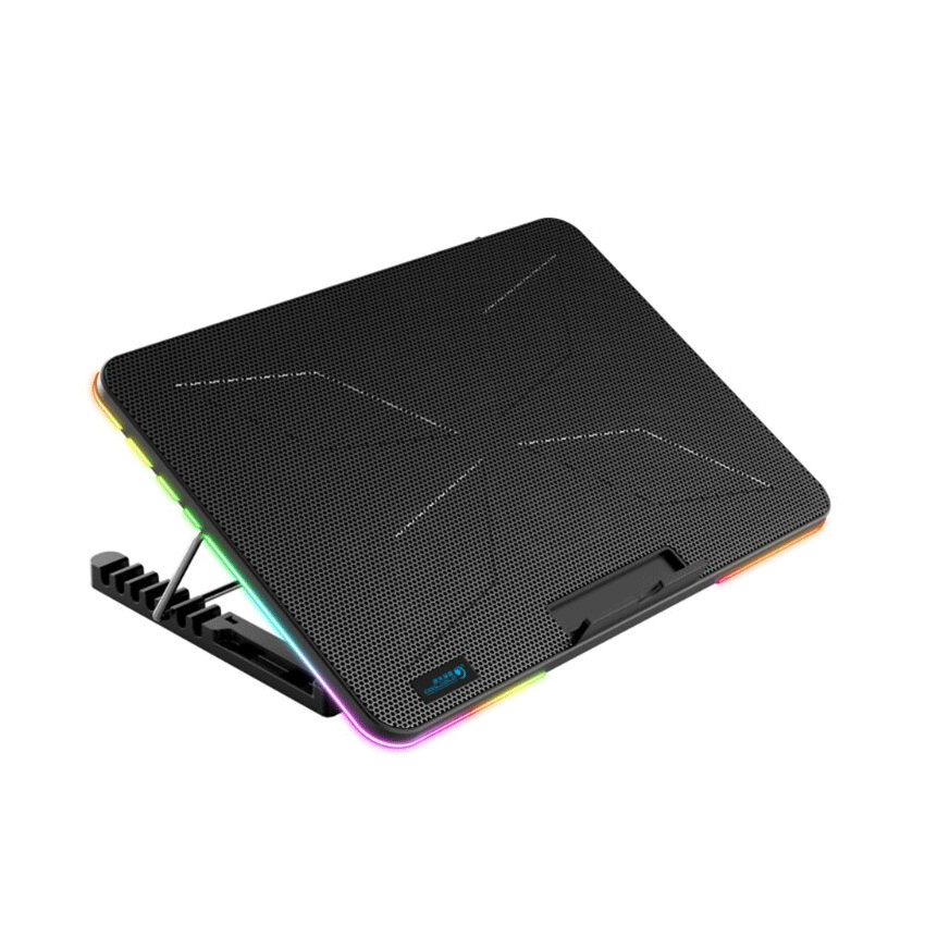 Đế tản nhiệt Laptop Coolcold F5 6 quạt LED RGB