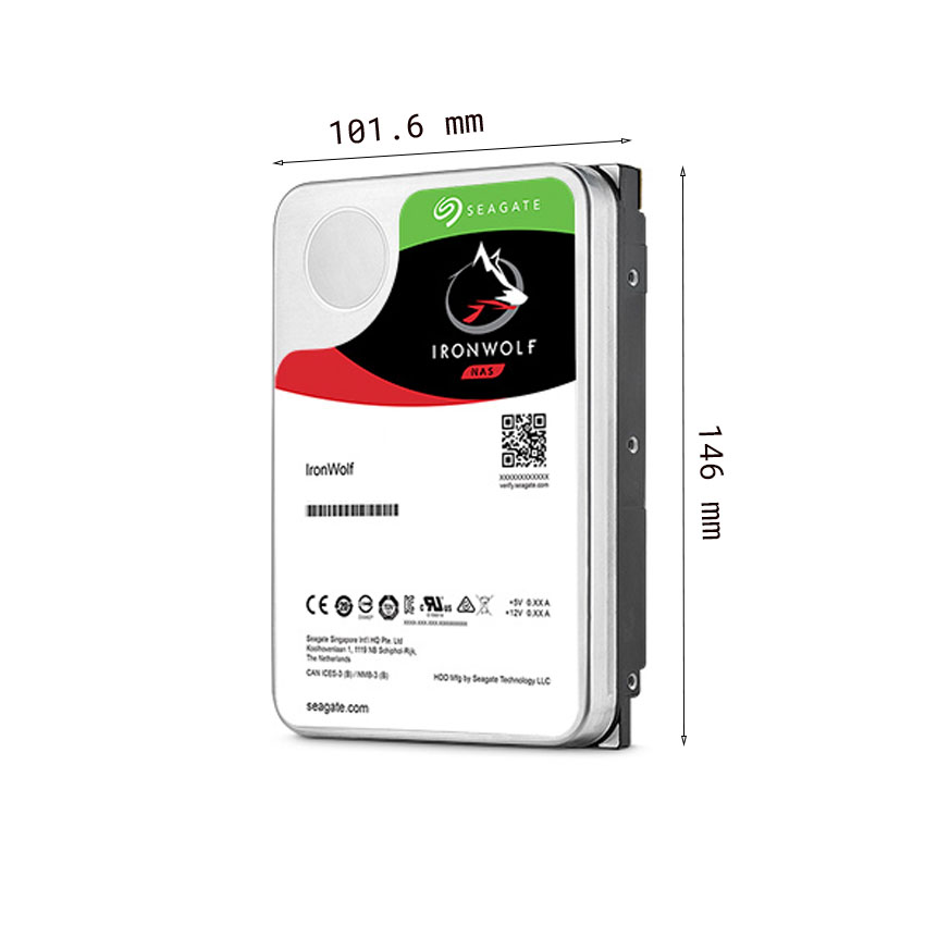 Ổ cứng HDD Seagate IronWolf 4TB 3.5 inch, 5400RPM, SATA3, 256MB Cache (ST4000VN006)