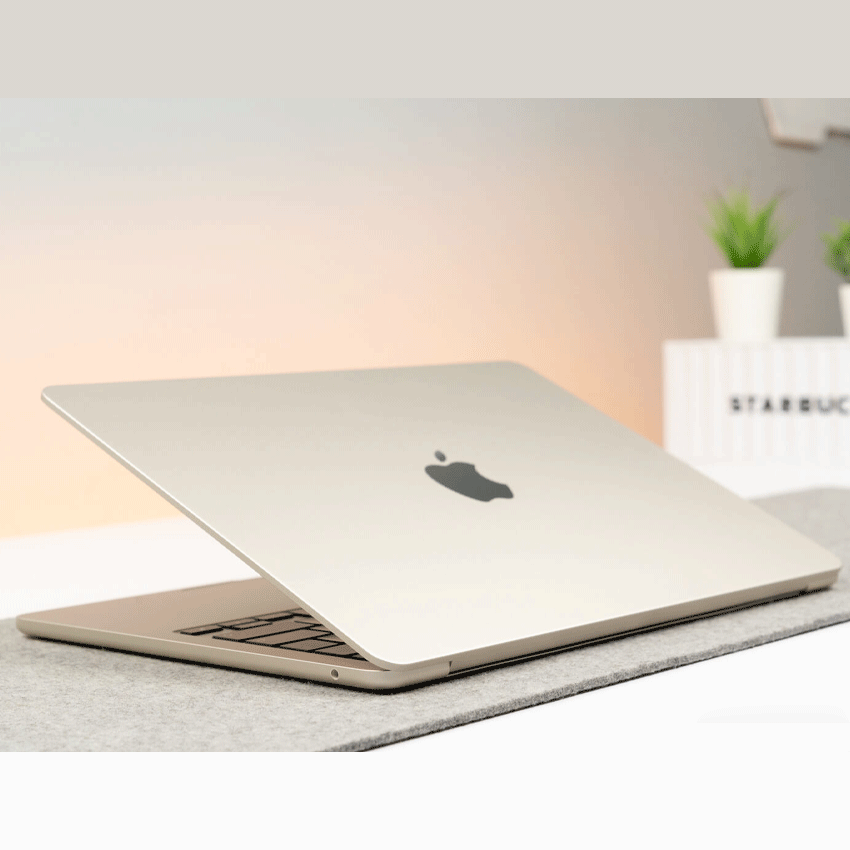 Laptop Apple Macbook Air (MLY23SA/A) (Apple M2/8C CPU/10C GPU/8GB RAM/512GB SSD/13.6 inch/Mac OS/Vàng) (2022)