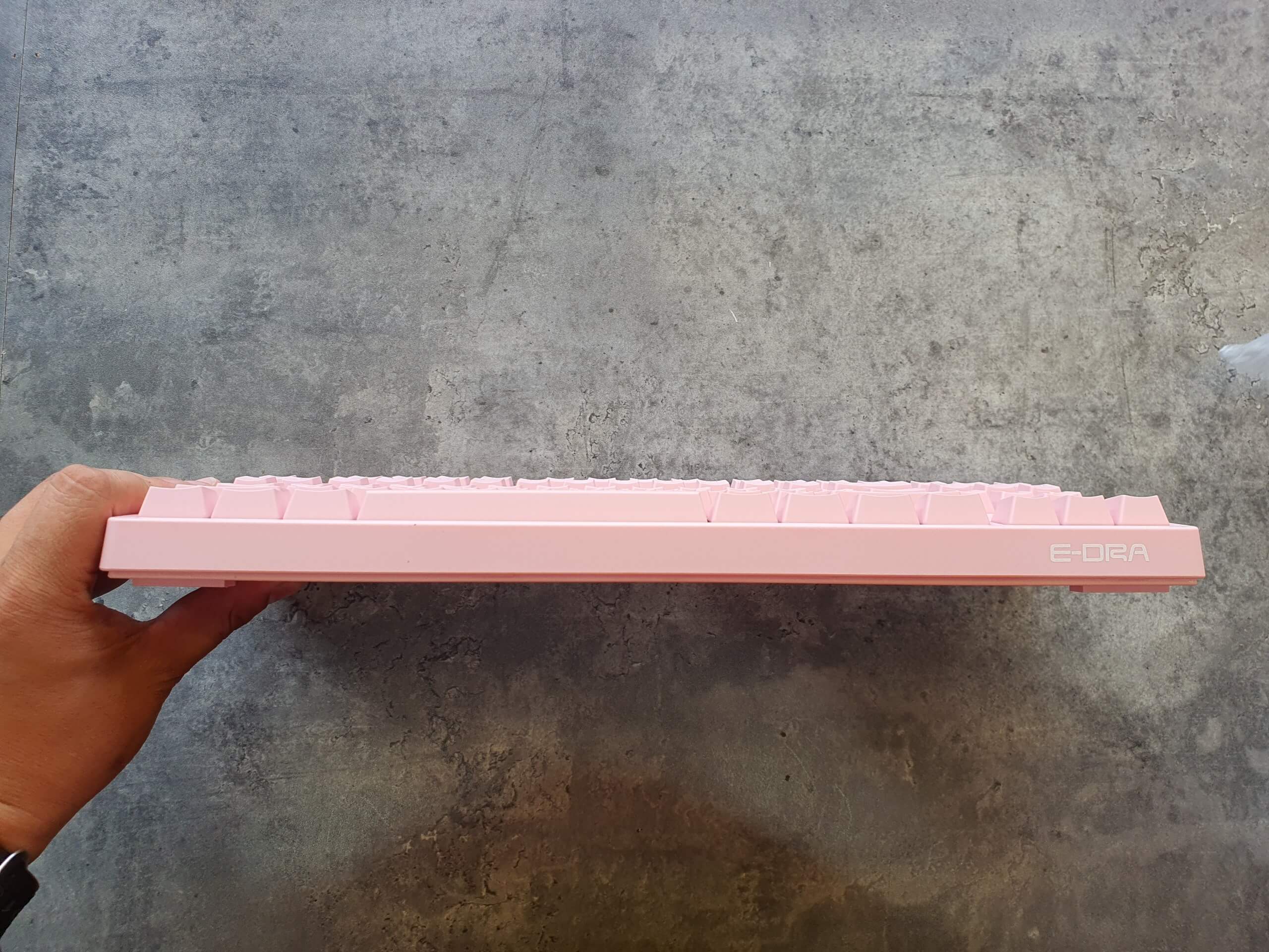 Bàn phím cơ Edra EK387 Pink V2 Brown sw (Edra) (hàng thanh lý 100%)