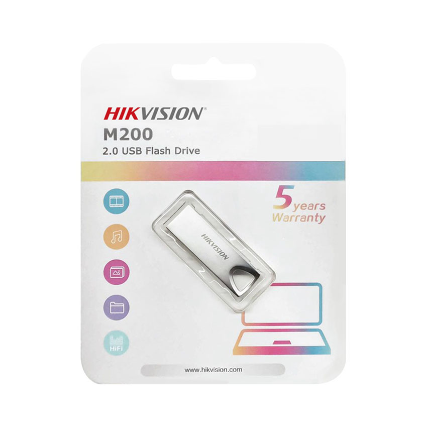 USB Hikvision 32GB M200 (USB 2.0) HS - USB - M200/32G -  Kim Loại, Chống Sốc, Chống Nước