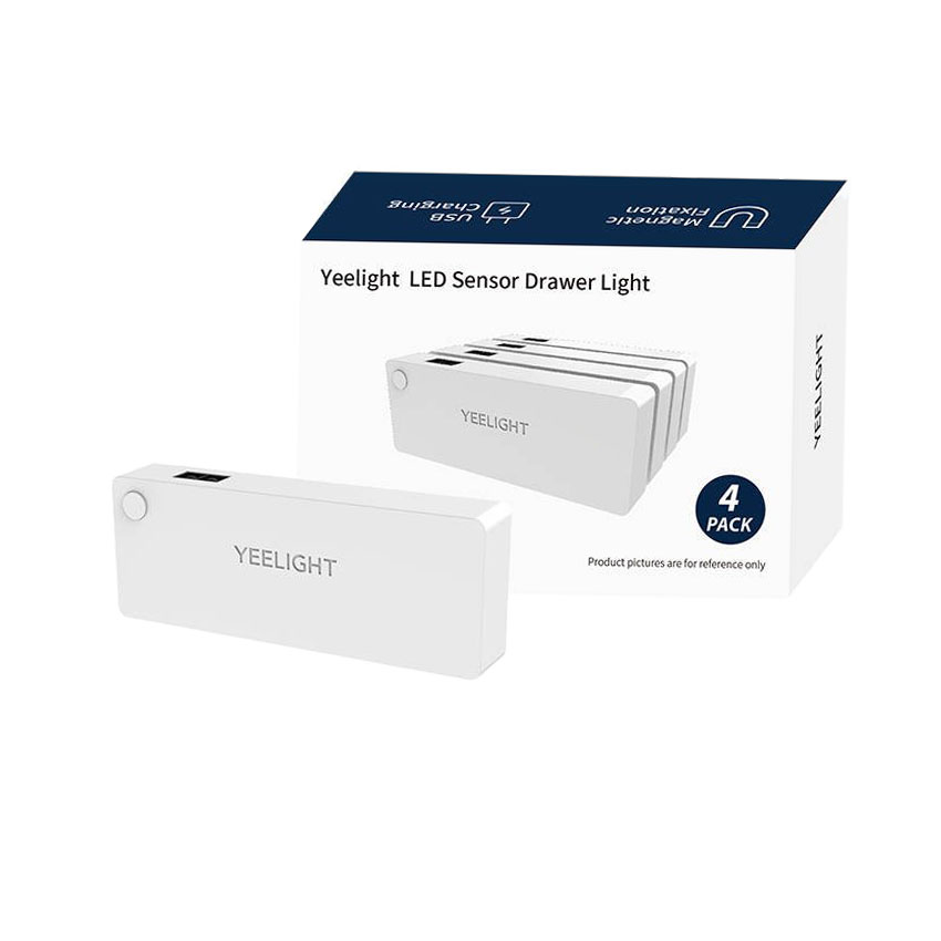 Đèn cảm biến ngăn kéo Yeelight Led Sensor Cabinet Light A6 (YLCTD001) - Bộ 04 chiếc