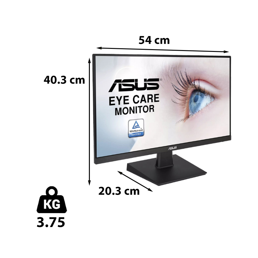 Màn hình Asus VA24ECE (23.8 inch/FHD/IPS/75Hz/5ms/250 nits/HDMI+USBC)