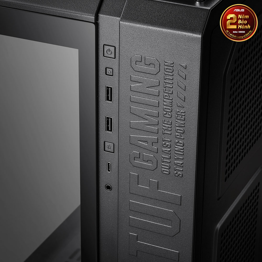 Vỏ Case Asus TUF Gaming GT502 ( Mid Tower / Màu Đen)