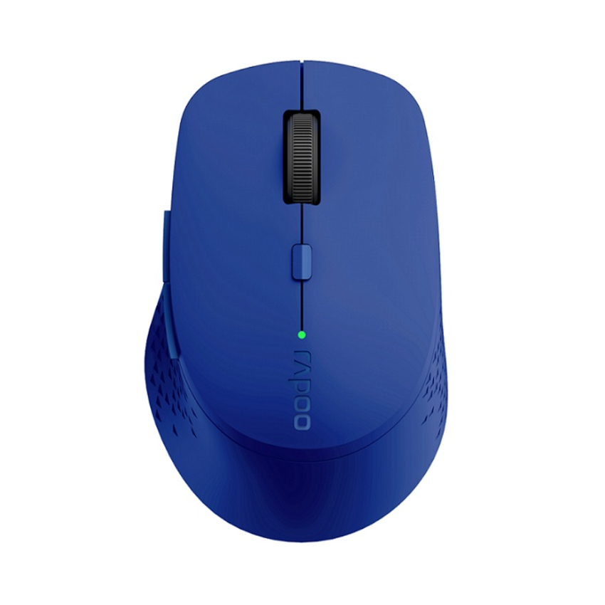 Chuột không dây Rapoo M300 Silent màu xanh (Wireless, Bluetooth)