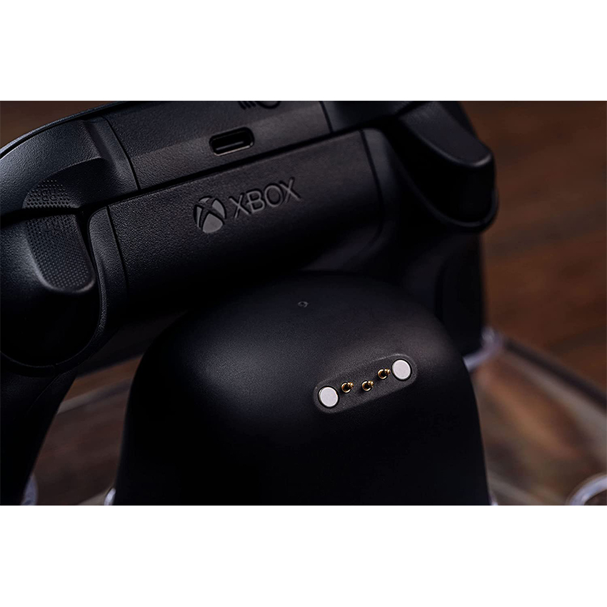 Dock Sạc 8BitDo đi kèm 2 đôi pin sạc 1100mAh dùng cho tay Xbox One/One S/Series X màu đen
