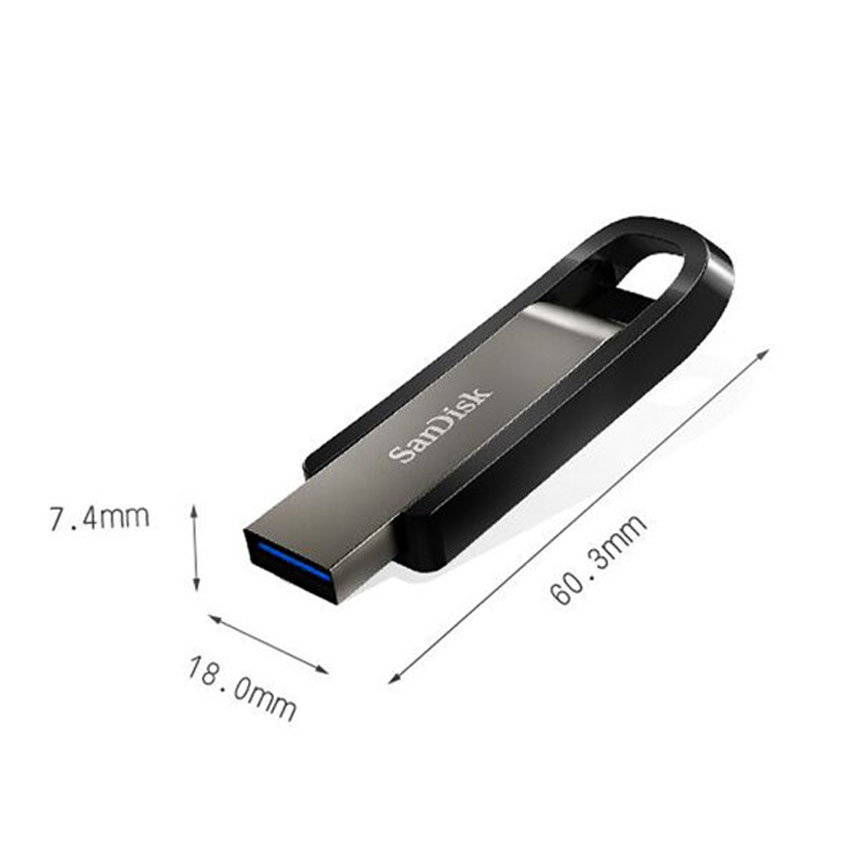 USB SanDisk 256GB USB 3.2 Extreme GO SDCZ810-256G-G46 Metal