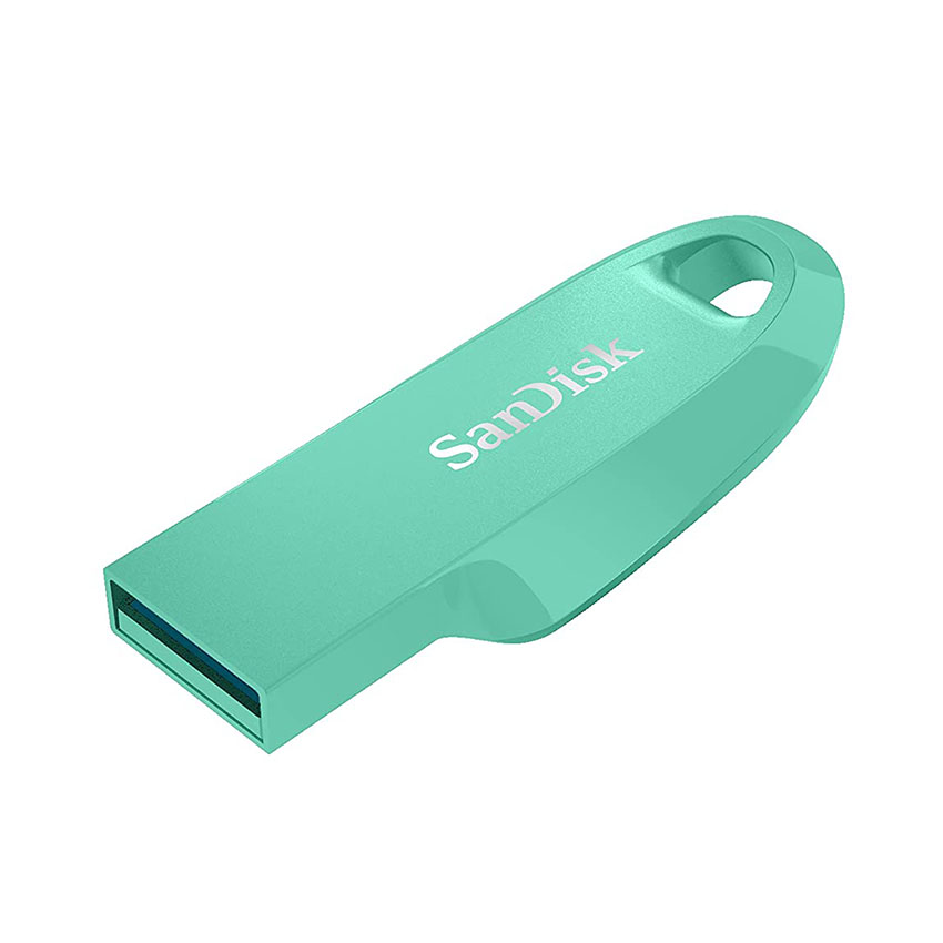 USB SanDisk 32GB USB 3.2 Gen1 Ultra Curve SDCZ550-032G-G46G Màu Xanh Mint