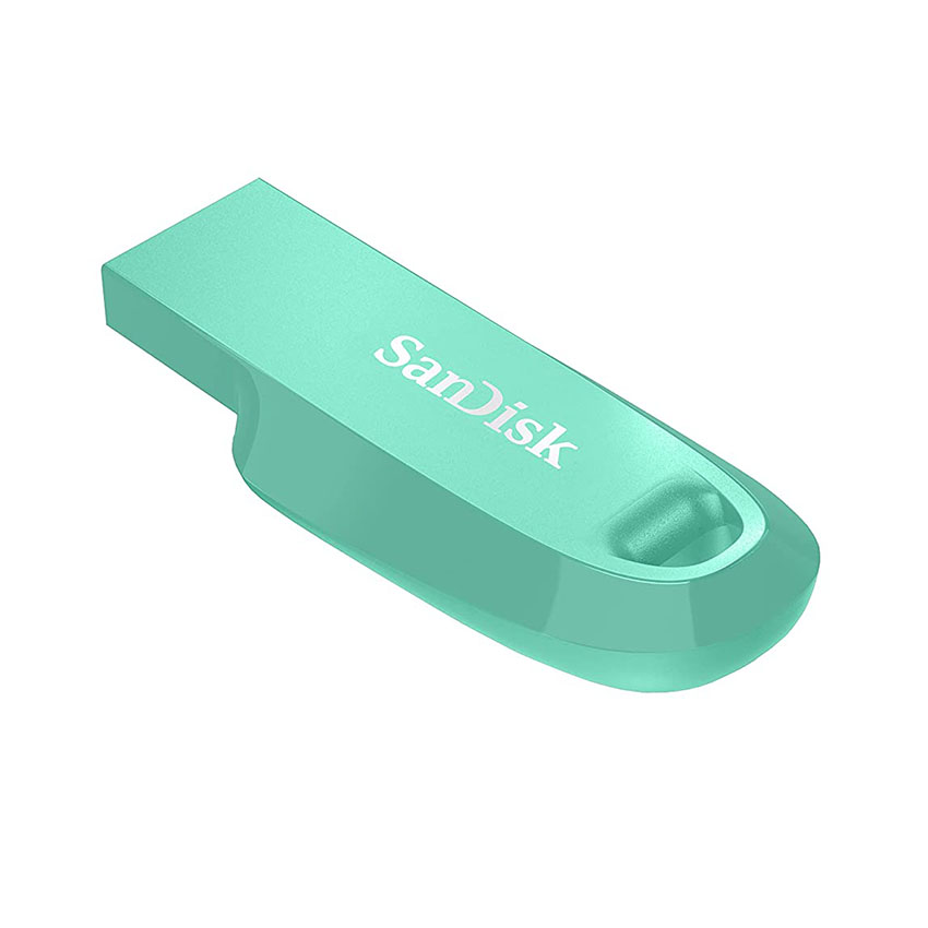 USB SanDisk 64GB USB 3.2 Gen1 Ultra Curve SDCZ550-064G-G46G Màu Xanh Mint