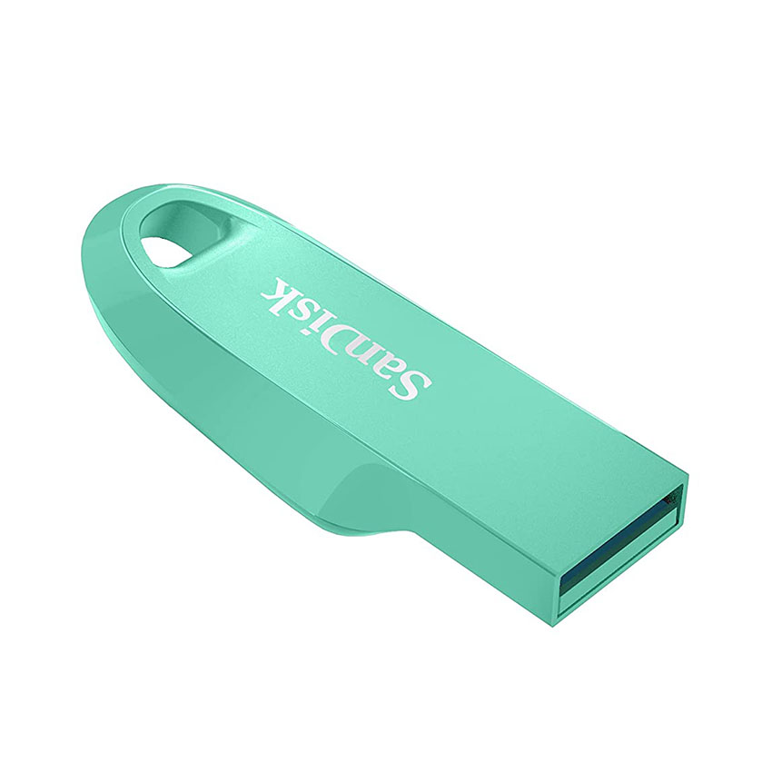 USB SanDisk 256GB USB 3.2 Gen1 Ultra Curve SDCZ550-256G-G46G Màu Xanh Mint