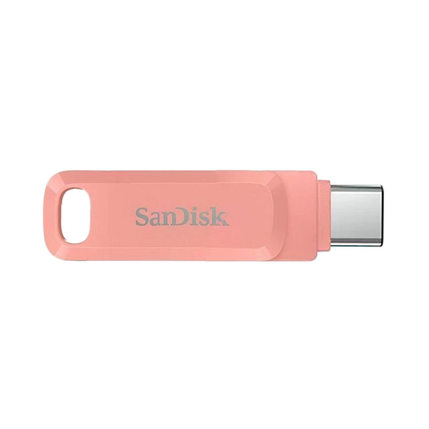 USB SanDisk 256GB USB Type C Ultra Dual Drive Go SDDDC3-256G-G46PC Màu Hồng Đào