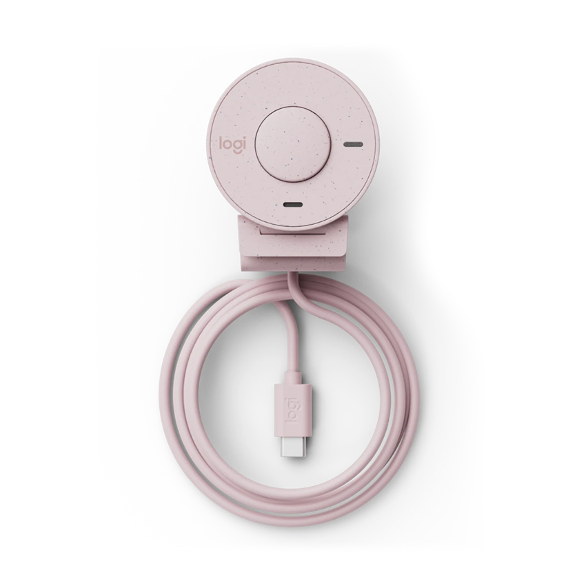 Webcam Logitech Brio 300 - Màu hồng