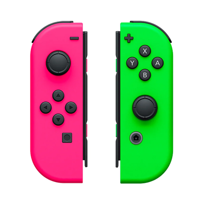 Tay Cầm Nintendo Switch Joy-Con Neon Hồng / Neon Xanh có ngoại hình hấp dẫn với sự phối màu bởi màu hồng và màu xanh lá cây