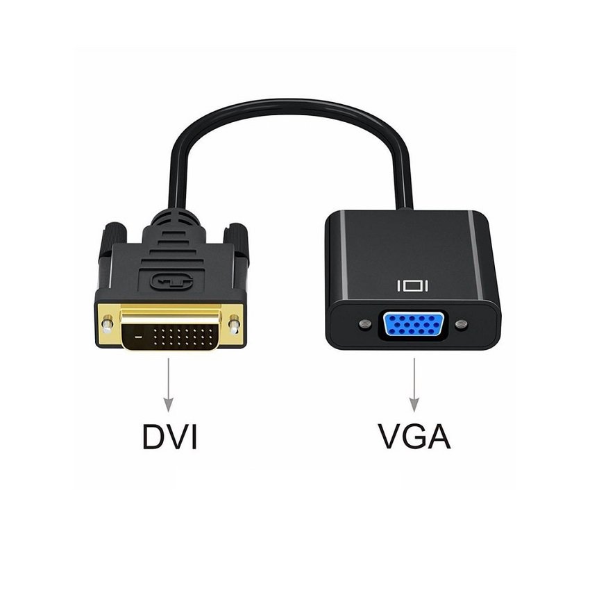 Cáp chuyển đổi từ DVI sang VGA 15cm