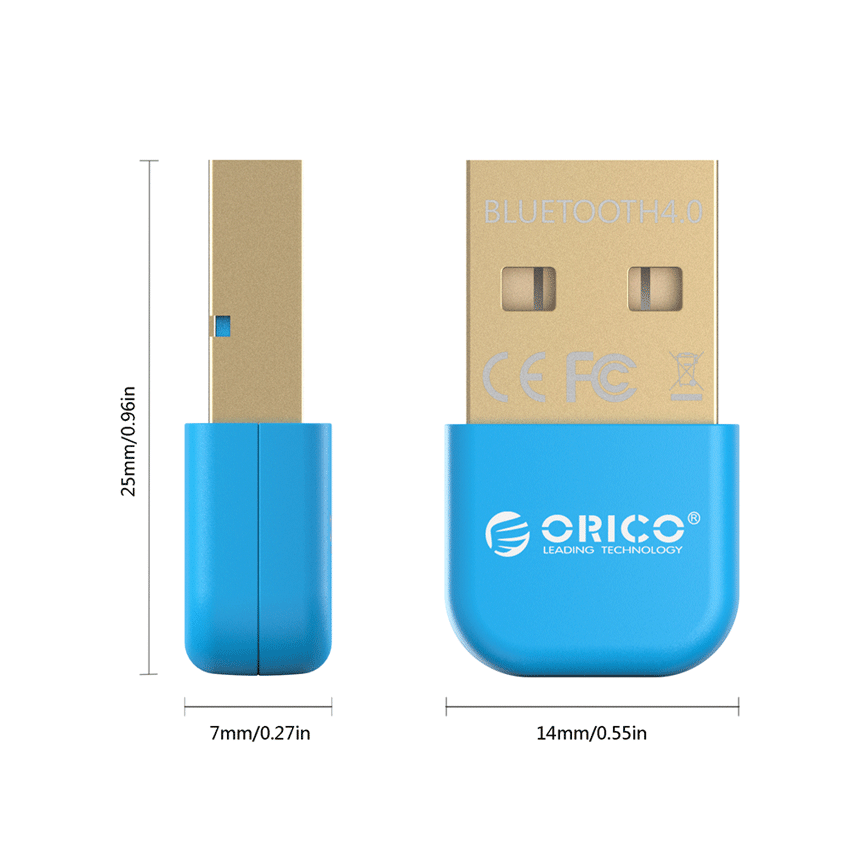 Giắc USB Bluetooth 4.0 Orico BTA-403-BL