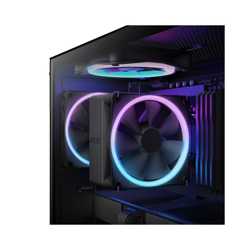 Tản nhiệt khí NZXT T120 RGB - Black (RC-TR120-B1) - Hình 4
