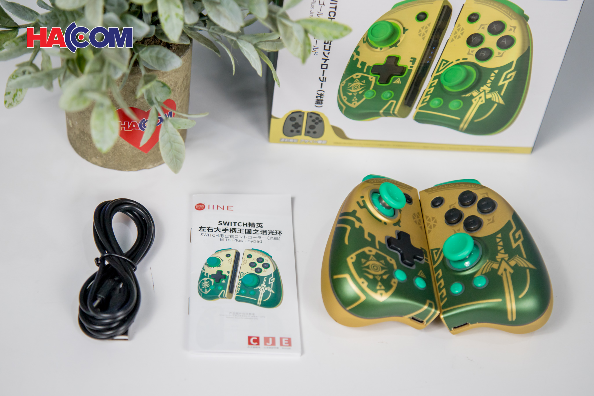 Tay cầm chơi game không dây IINE Neptune Mechanical Joypad Cho Nintendo Swtich/Lite/OLED Màu Zelda Golden L806
