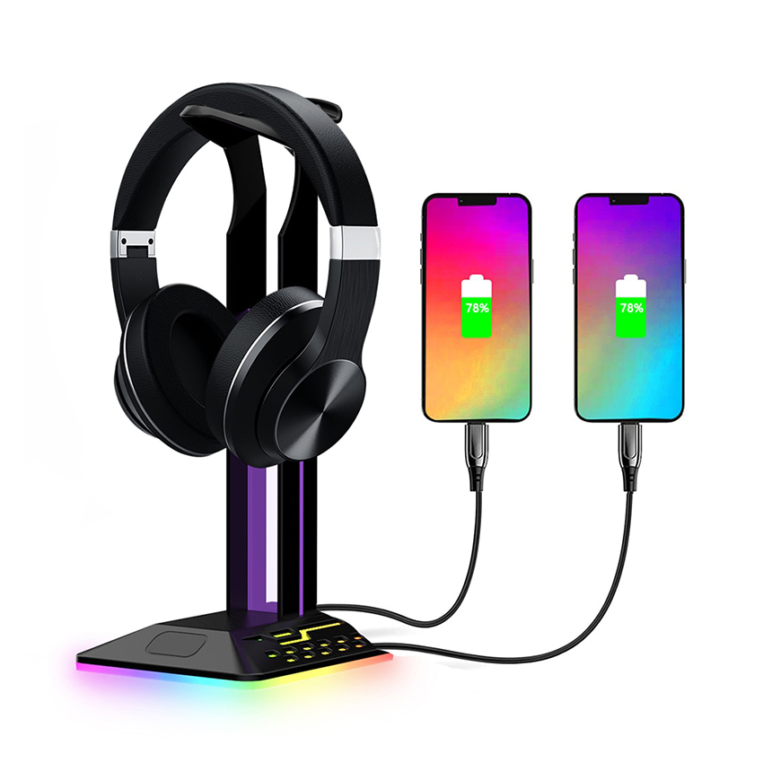 Giá treo tai nghe Gaming RGB Headset Stand D8