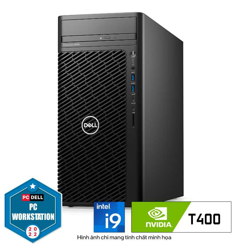 Workstation Dell Precision 3660 Tower (i9-12900/16GB (2x8GB) RAM/512GB SSD/DVDRW/T400 4GB/K+M) (42PT3660D13)