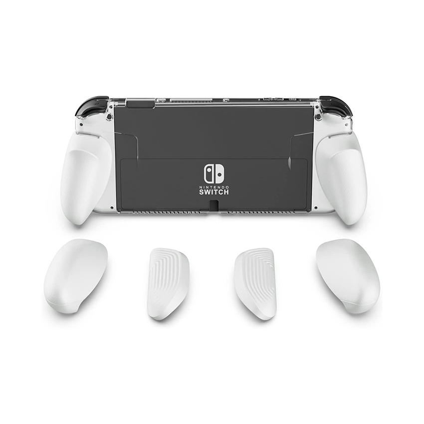 GripCase + MaxCarry Case Skull & Co for Nintendo Switch Oled - White