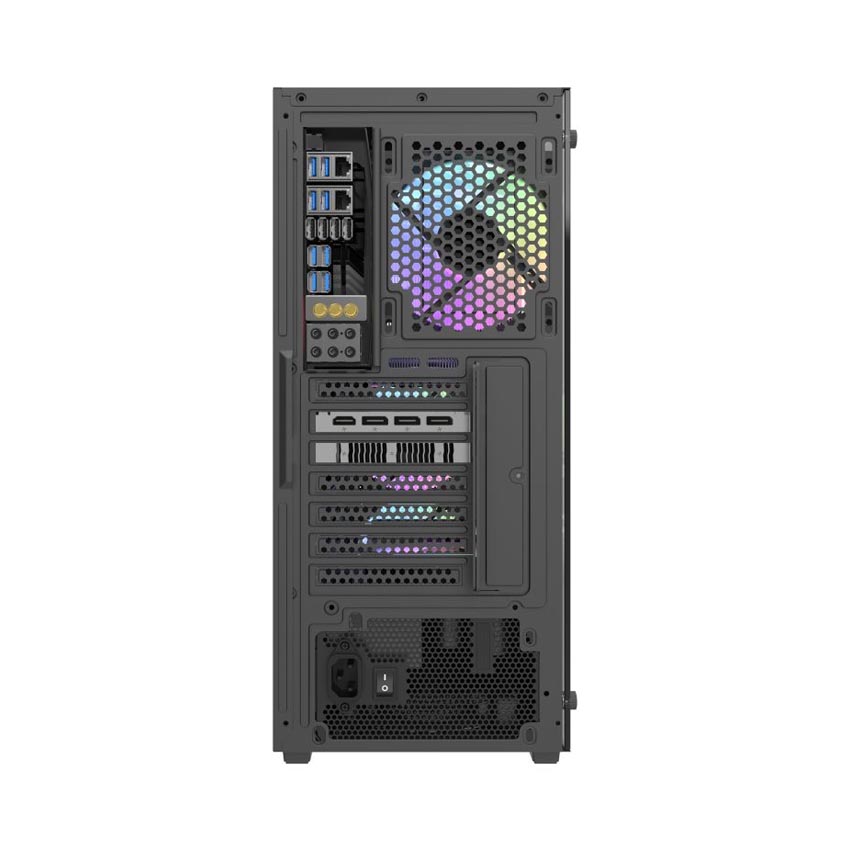Vỏ Case Darkflash DK353 Black  (Mid Tower/Màu Đen/ 3 Fan LED) - Hình 8