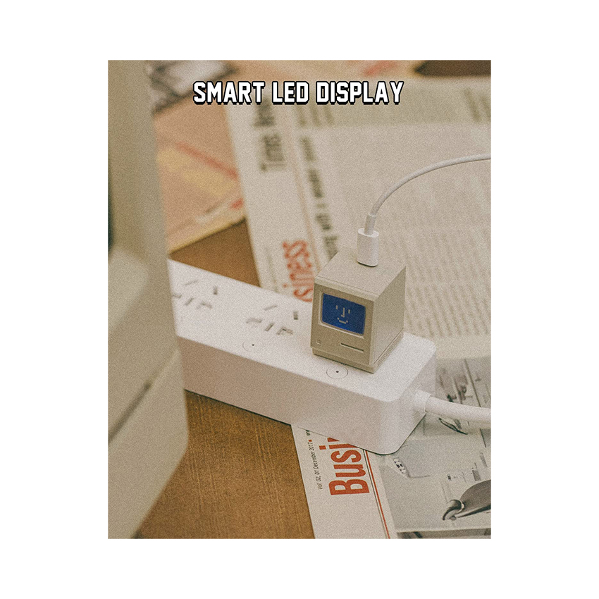 Củ sạc nhanh SHARGE Retro - S035 - PD 35W - 01 cổng Type C - Hình dạng máy Apple Macintosh cổ điển - Hình 6