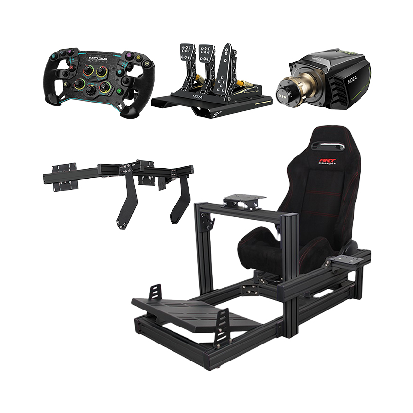 Hệ thống mô phỏng lái xe HACOM Racing Platinum 1 (GT/F1) (MOZA R16/GS V2 Formula/CRP Pedal/Art Cockpit AD10/PK02)