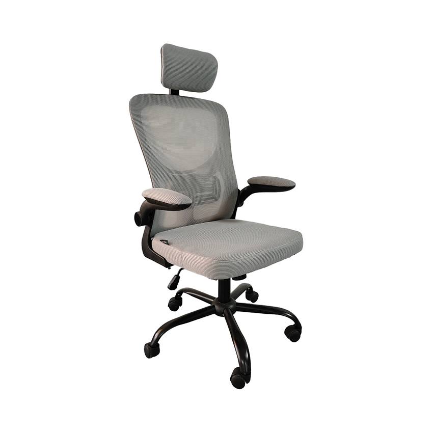 Ghế công thái học LEGION YT030 Grey Black (Màu Ghi Đen/Chân Kim Loại) - Hình 2