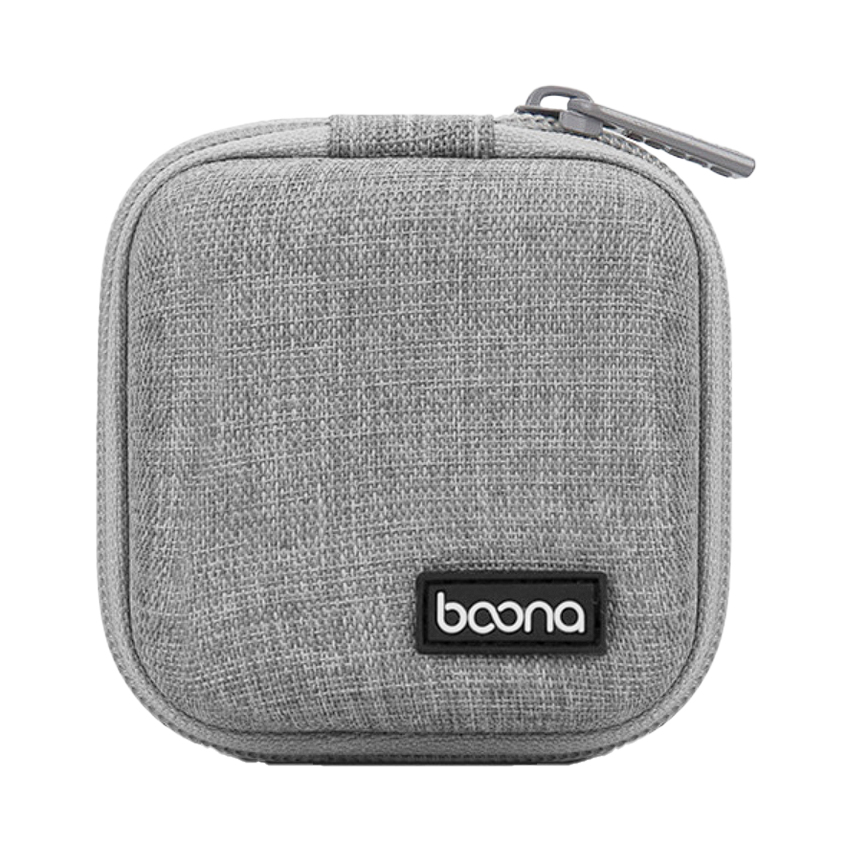 Hộp đựng phụ kiện Boona F001 Vải Oxford màu xám (8cm x 8cm x 4cm) - Hình 1