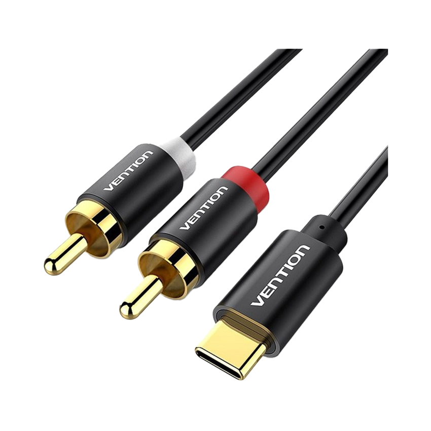 Cáp chuyển đổi Type C sang 2 cổng Audio 0.5m Vention BGDBD - GIAC160 - Hình 1