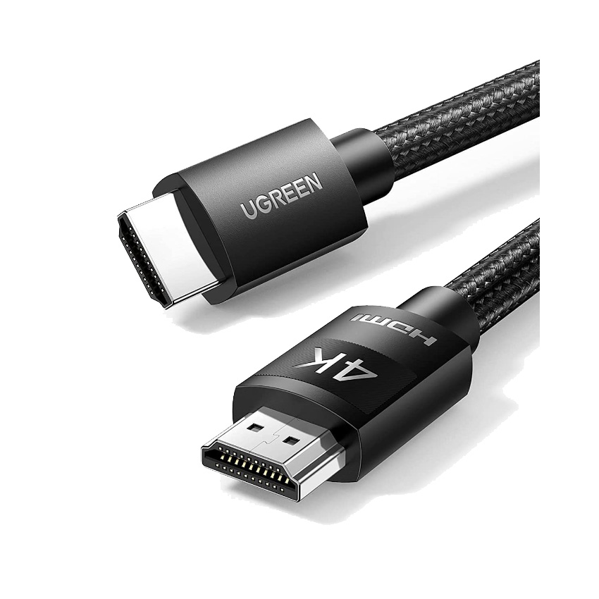 Cáp HDMI 1.4 dài 5M Ugreen 40103 bọc nylon hỗ trợ độ phân giải 4K@30Hz