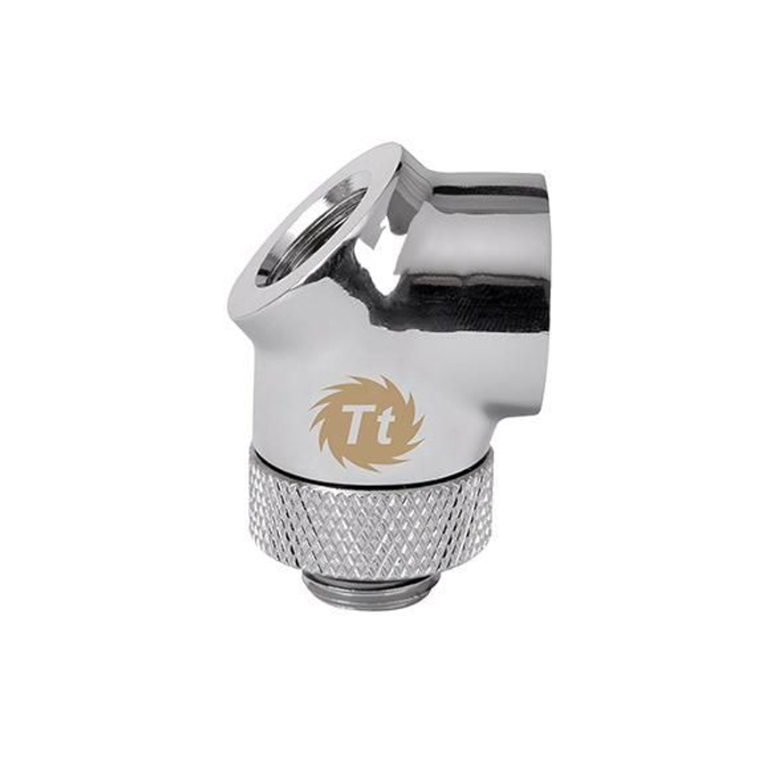 FIT45& 90 Adapter Chrome Thermaltake Pacific G1/4 OD 16mm (CL-W053-CU00SL-A) (Hàng Thanh Lý)