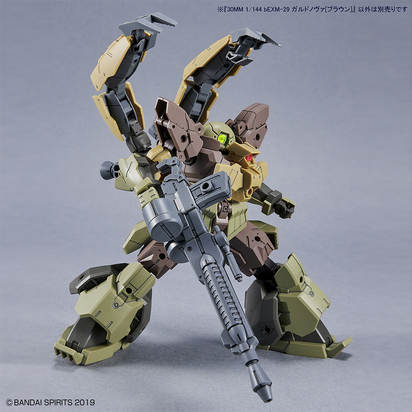 Mô hình lắp ráp BANDAI 30MM bEXM-29 GARDONOVA [BROWN] 1/144 - Hình 10