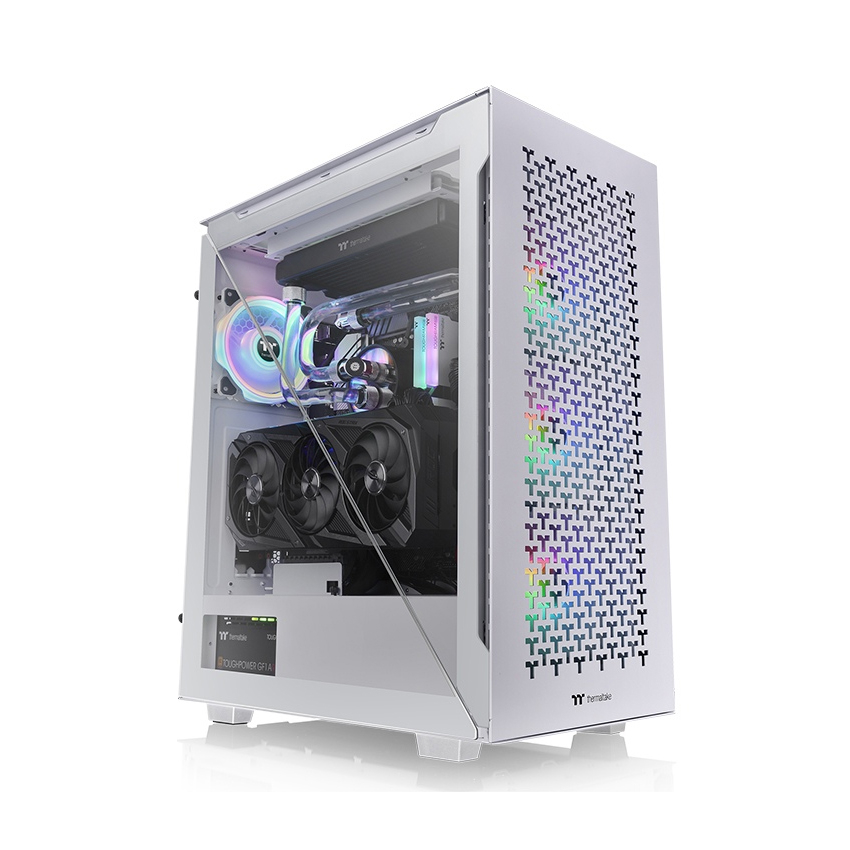 Case Thermaltake Divider 500 TG Air Snow ( Mid Tower/ Màu Trắng) - Hình 1