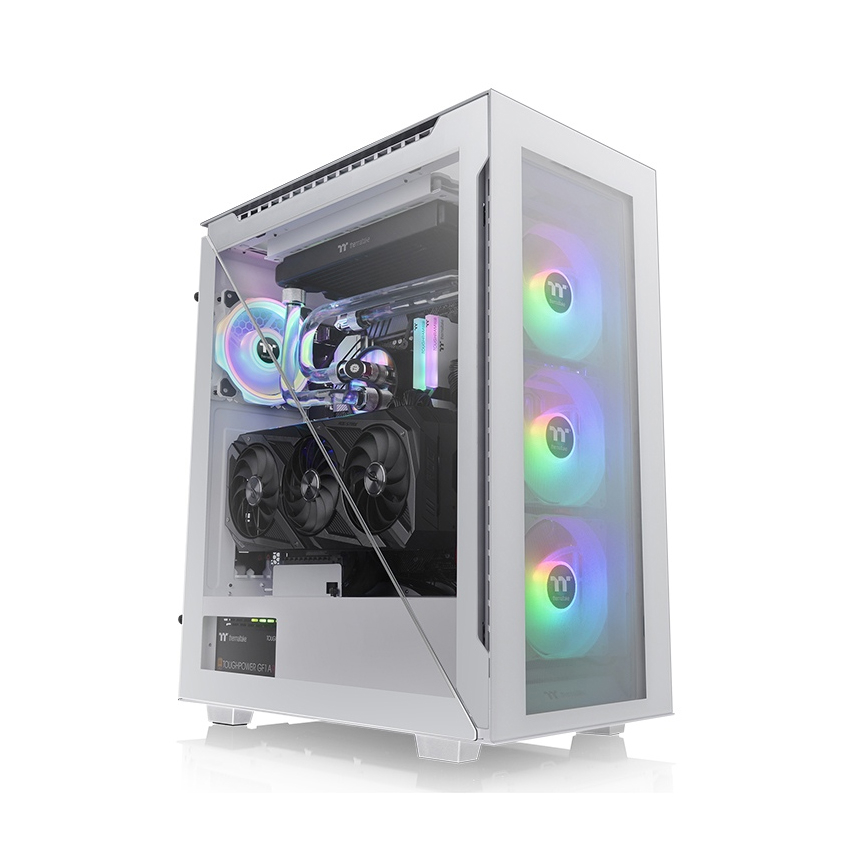Case Thermaltake Divider 500 TG ARGB Snow ( Mid Tower/ Màu Trắng) - Hình 1