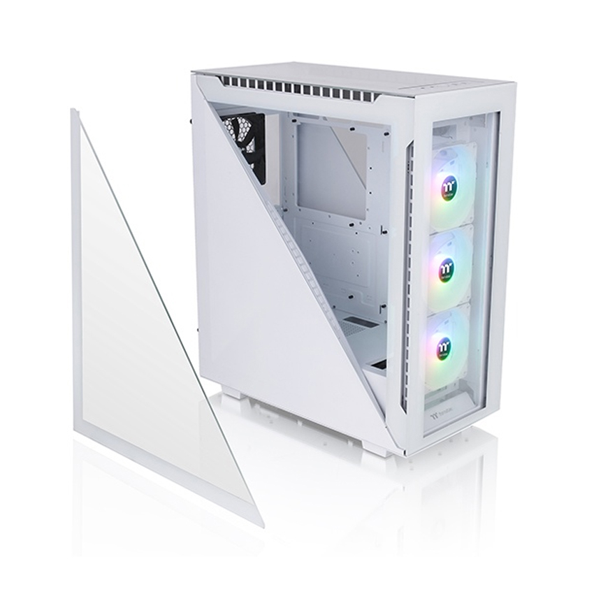 Case Thermaltake Divider 500 TG ARGB Snow ( Mid Tower/ Màu Trắng) - Hình 4