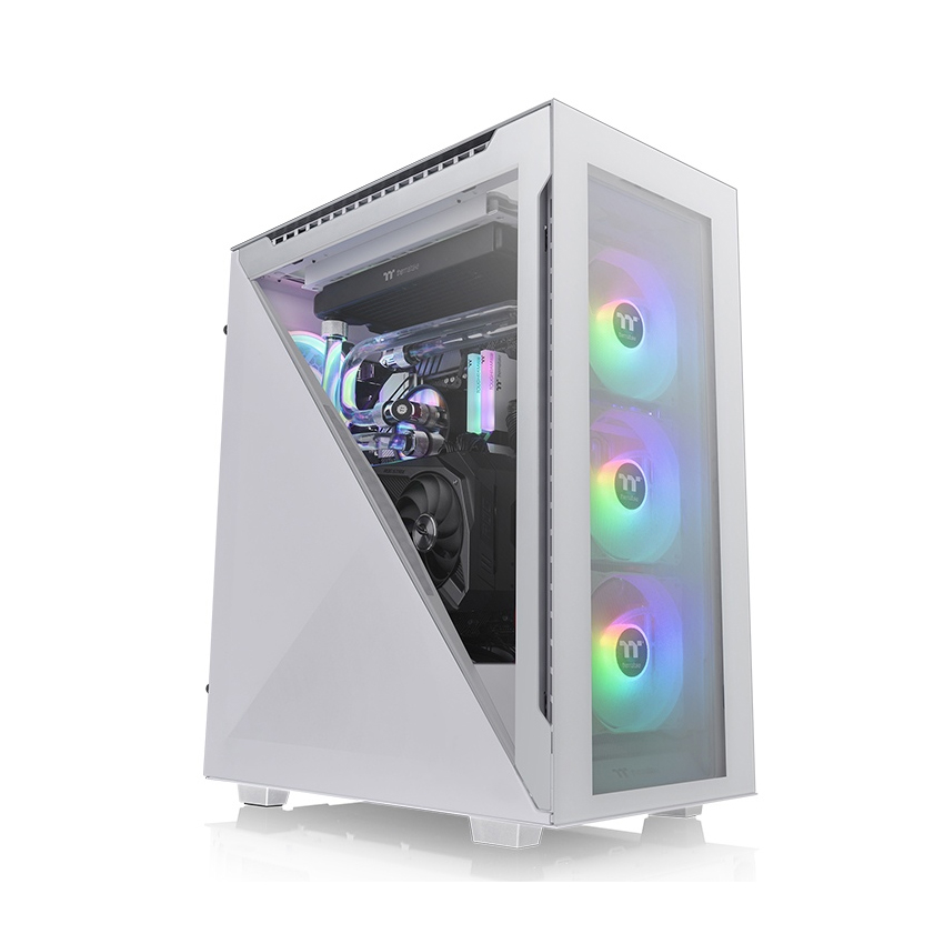 Case Thermaltake Divider 500 TG ARGB Snow ( Mid Tower/ Màu Trắng) - Hình 6