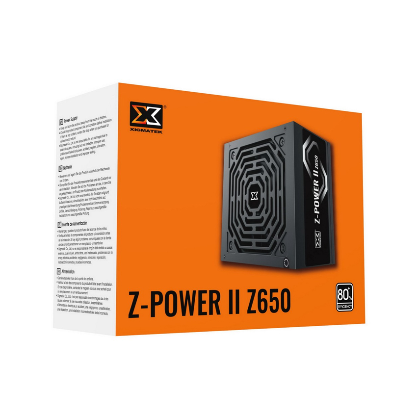 Nguồn Xigmatek Z-Power II Z650 EN41495 (Màu Đen/500W/230V)