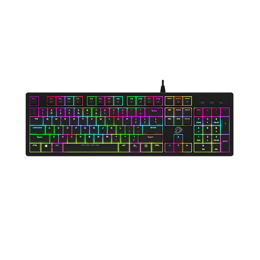 Bàn phím cơ Dareu EK1280 v2 Black _ RGB, Blue Switch - Hình 1