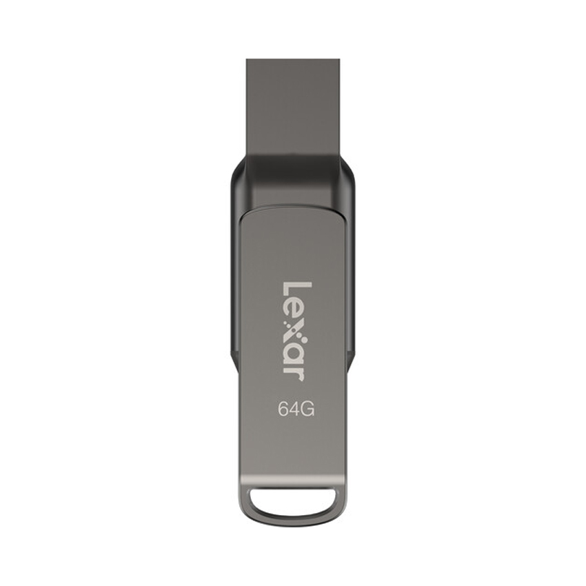 USB LEXAR 64GB JUMPDRIVE D400 OTG USB 3.1 TYPE C TITANIUM (USB 3.1_LJDD400064G-BNQNG)