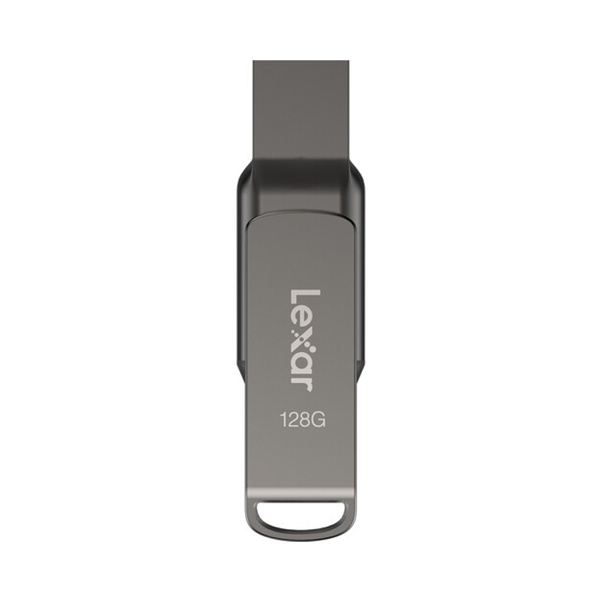 USB LEXAR 128GB JUMPDRIVE D400 OTG USB 3.1 TYPE C TITANIUM (USB 3.1_LJDD400128G-BNQNG)