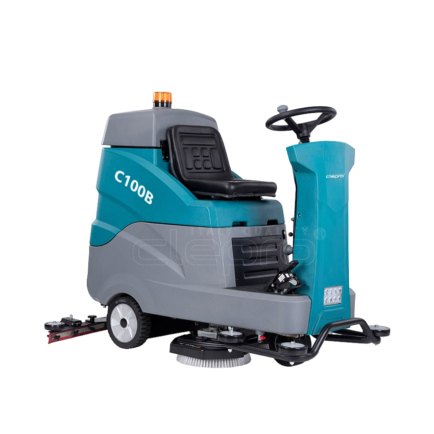 Máy chà sàn liên hợp ngồi lái CLEPRO C100B (Dùng ắc quy) - Hình 1
