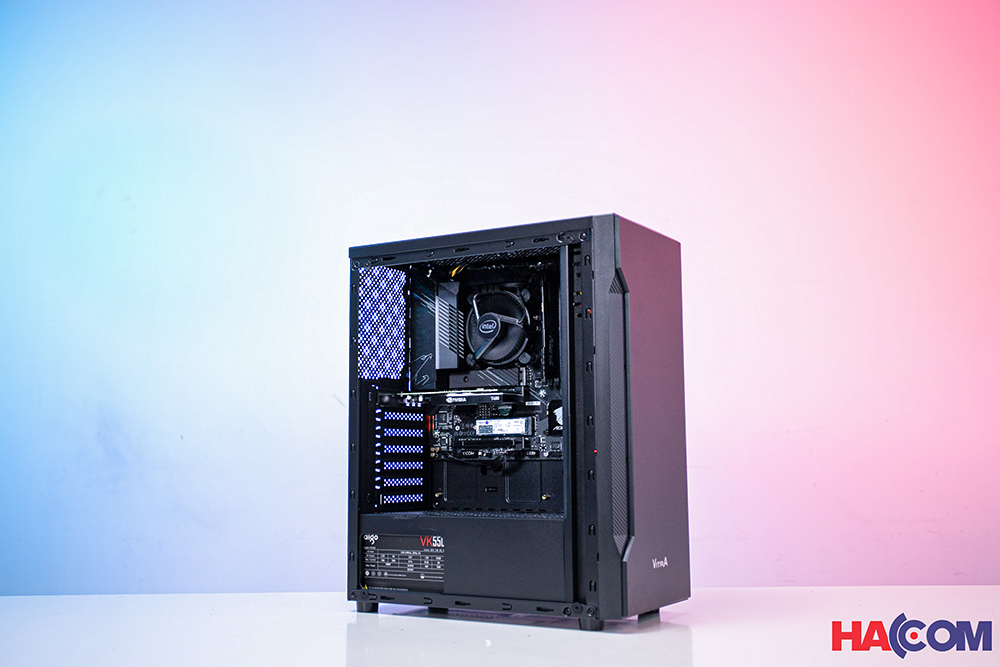 PC HACOM Designer D066 (i3-10105F/B560/8GB RAM/250GB SSD/T400 4GB/500W) (Hàng thanh lý) - Hình 4