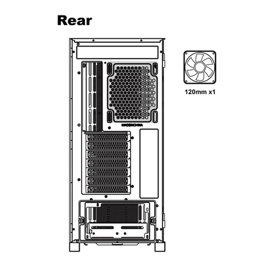 Vỏ máy tính AZZA NEO 500 (Mid Tower/Màu Đen)